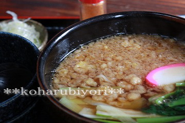 たぬきうどん～岩瀬の清水そば～