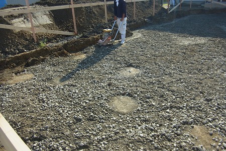 新発田市　新築　基礎