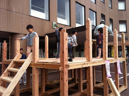 阿賀野市　文化祭　木工教室